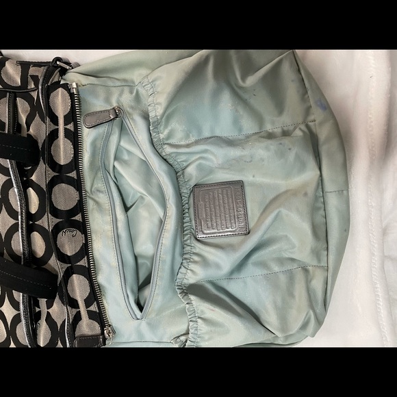 Coach Signature Monogram Diaper Bag - Picture 9 of 11